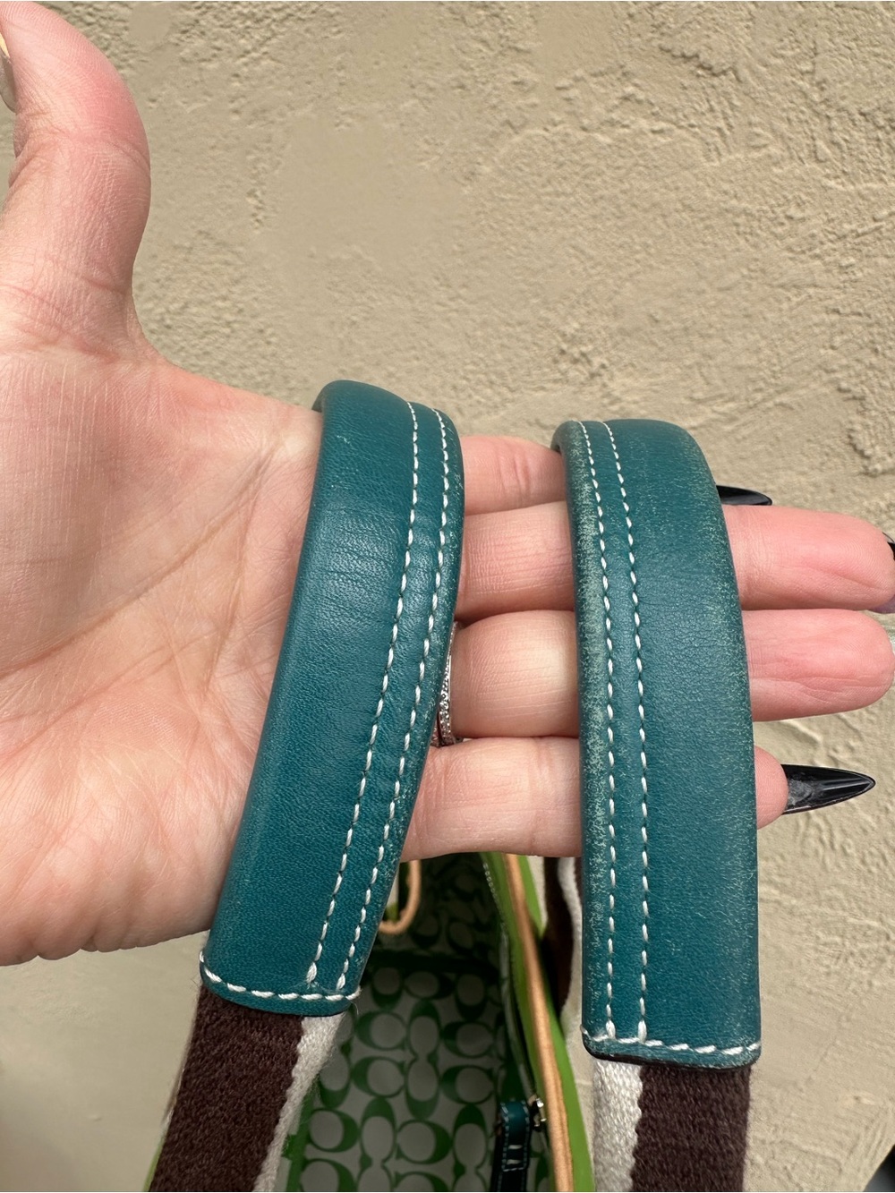 🍏Y2K Coach Hampton Large Tote 6262🍏 - Picture 7 of 9